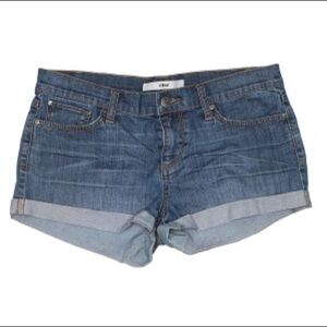 ELSE Cuffed Jean Shorts